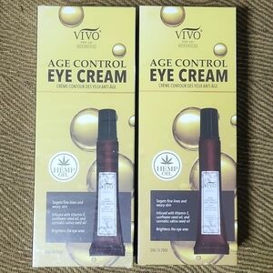 2 VIVO AGE CONTROL EYE CREAM 0.7oz.ea.